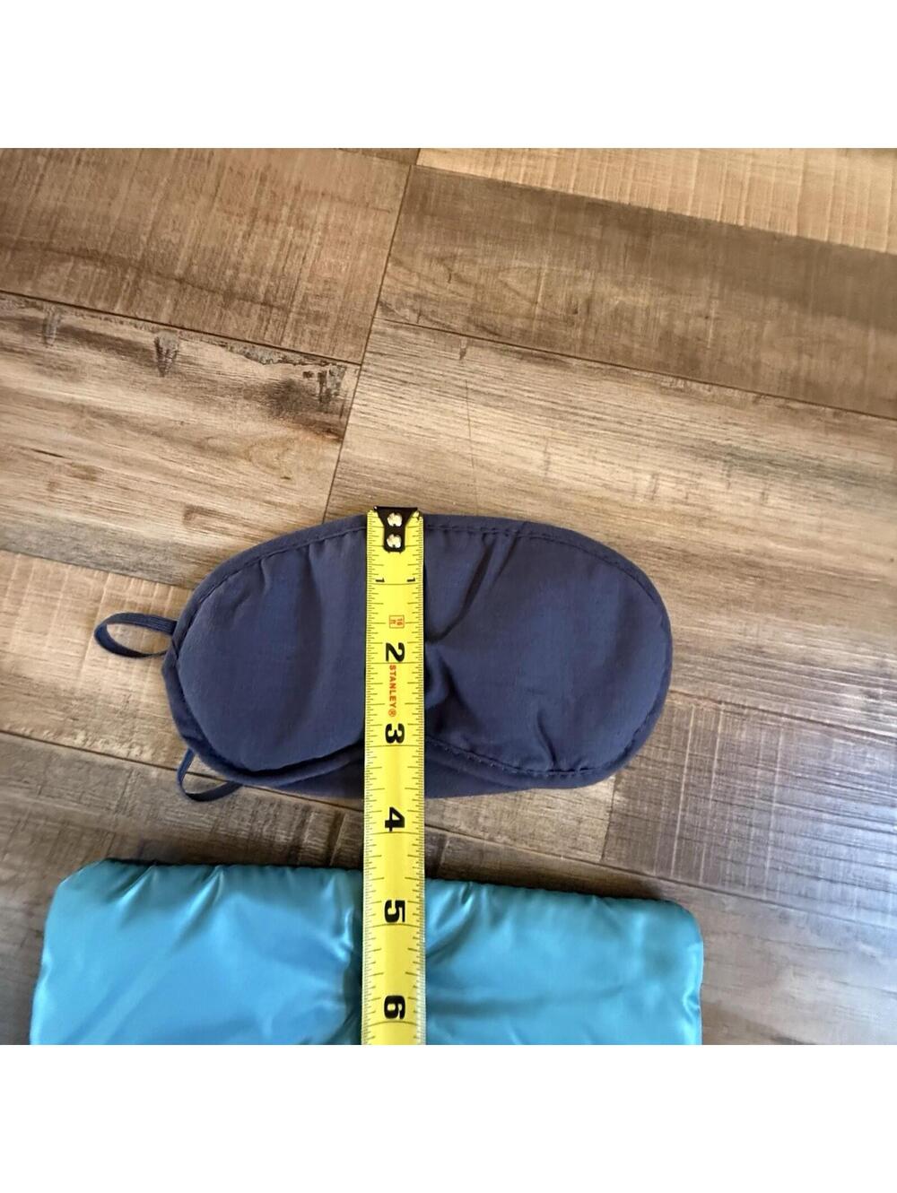 🔴 AIR FRANCE Premium Economy Blue And Orange Amenity Kit Bag with Eye Masks 🔴 - Picture 9 of 9